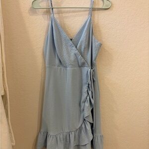 Altar'd State Light Blue Mini Dress